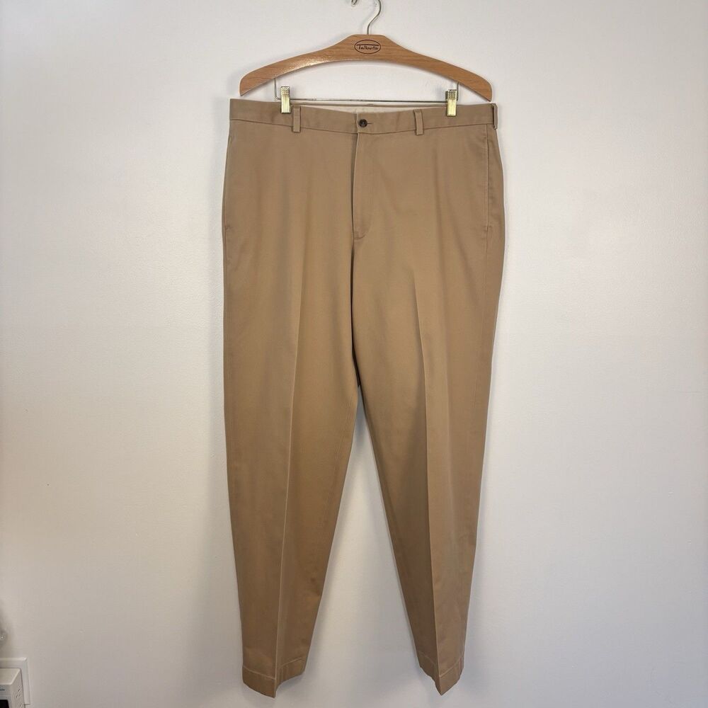 Brooks Brothers Mens 40x34 Khaki Advantage Chino Hudson Pants Beige Tan READ